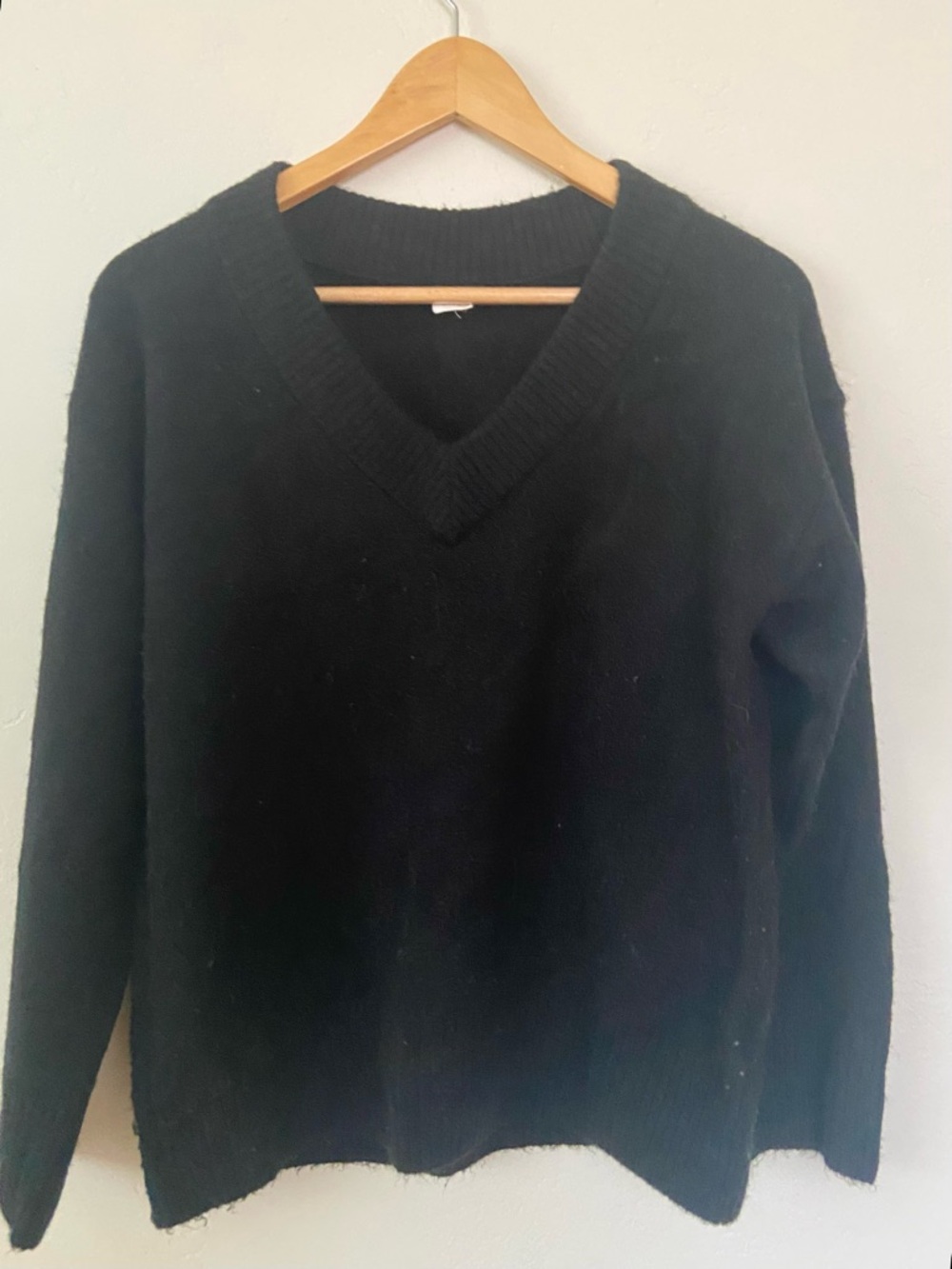 GAP Factory Black V-Neck Sweater